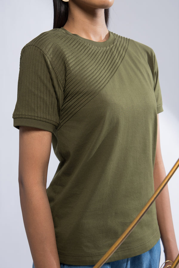 Woman's Olive Green Knit