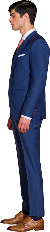 Cobalt blue two piece suit