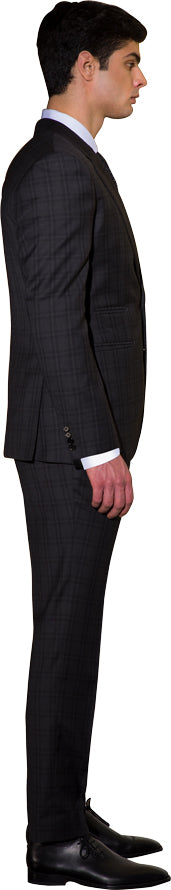 Charcoal three piece suit