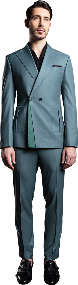 Green DB 2-Piece Suit