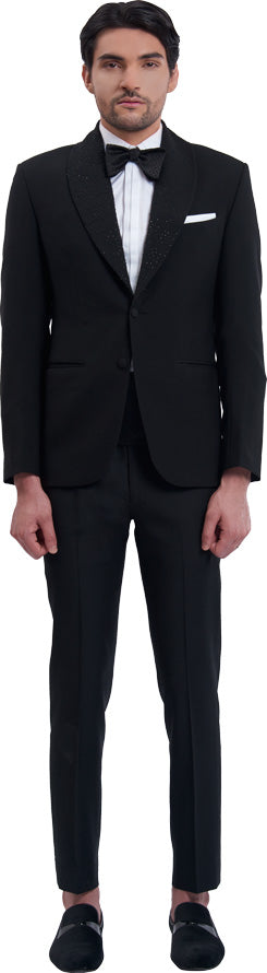 Black dinner jacket ensemble