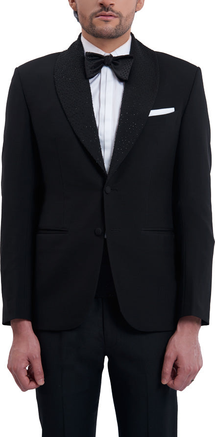 Black dinner jacket ensemble