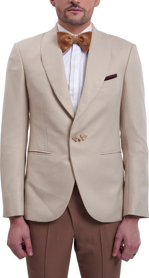 Cream Dinner Jacket Ensemble