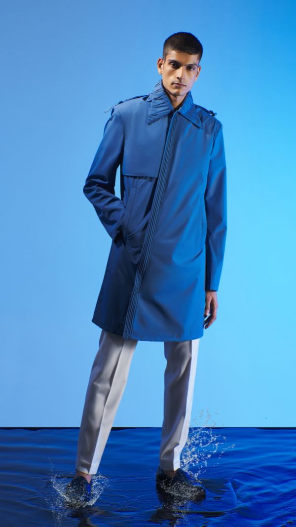 Sky Blue Trench