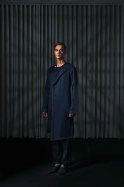 The Navy Kurta