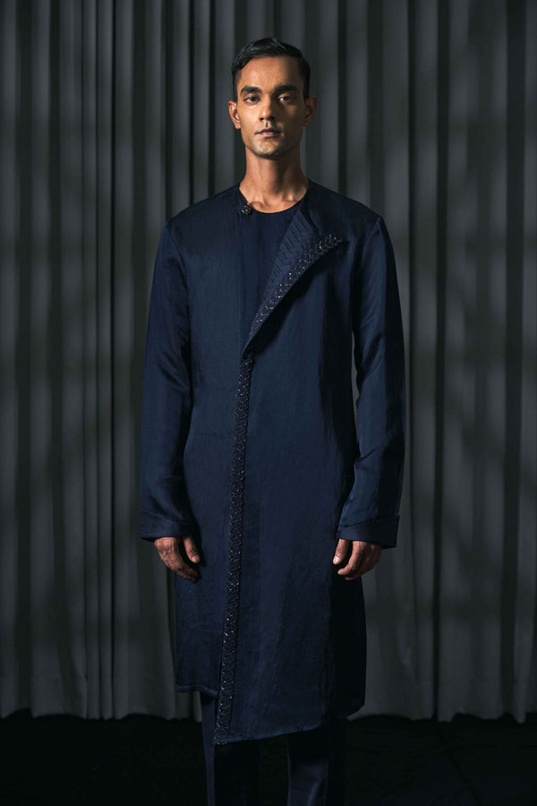The Navy Kurta
