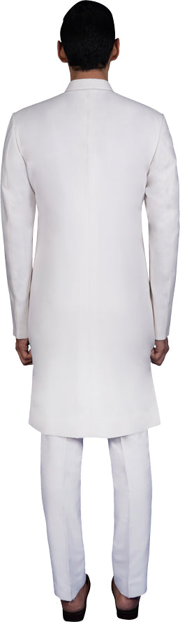 White Sherwani Ensemble