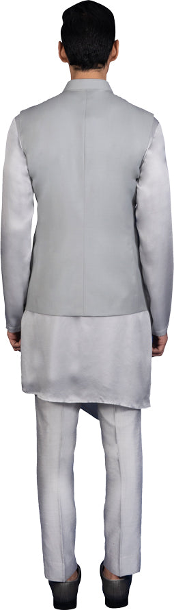 Sage Green Bandi Kurta Ensemble