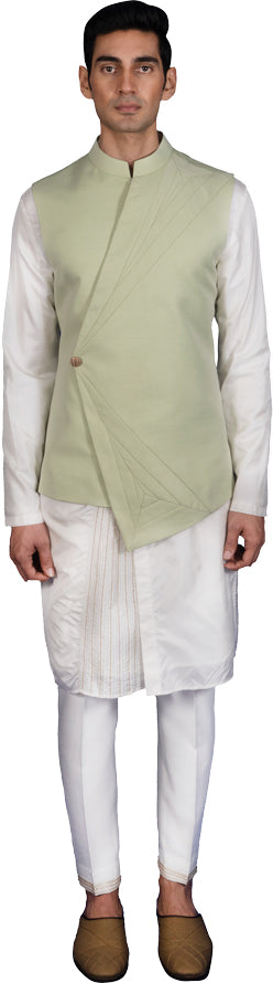 Mint Bandi Kurta Ensemble