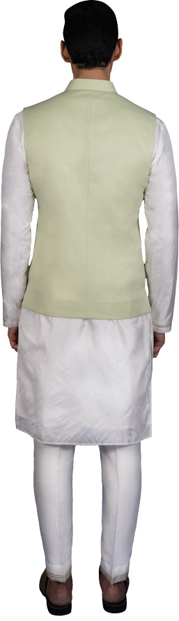 Mint Bandi Kurta Ensemble