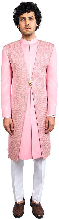 Pink Sherwani