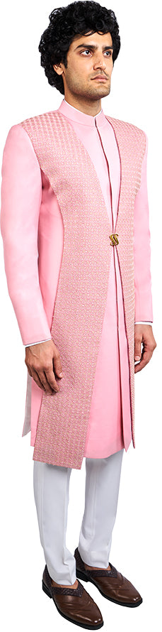 Pink Sherwani