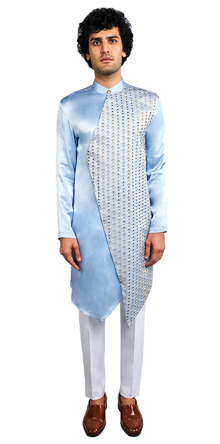 Ice Blue Kurta