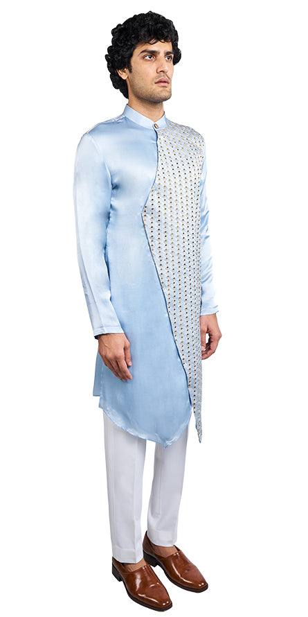 Ice Blue Kurta