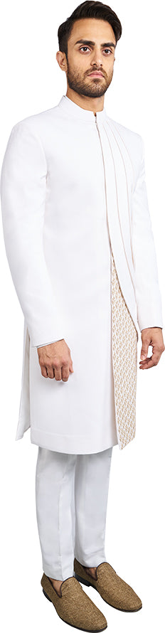 White Sherwani