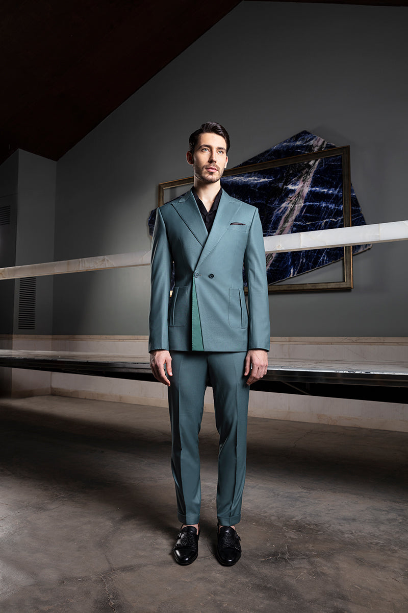 Green DB 2-Piece Suit