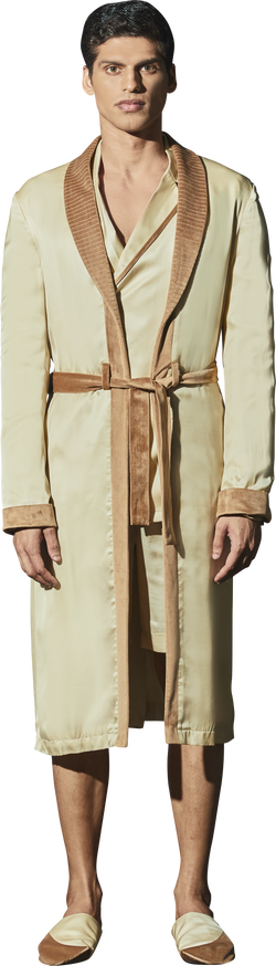 Beige Robe - Men