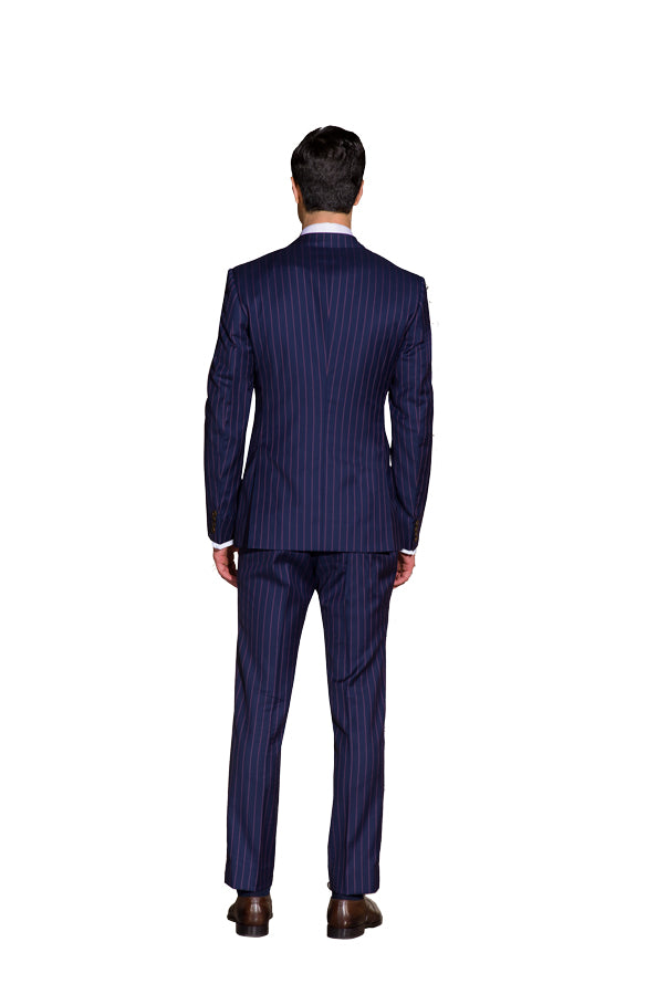 Navy three piece suit