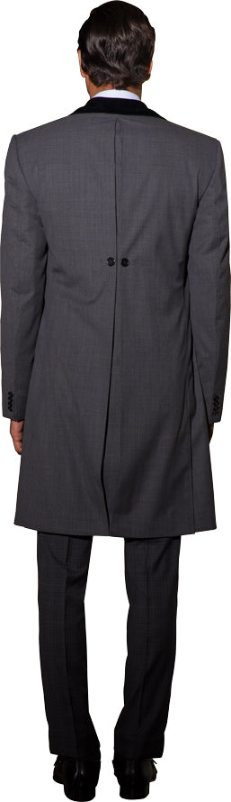 Charcoal grey overcoat