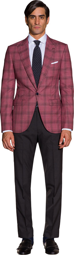Burnt red blazer