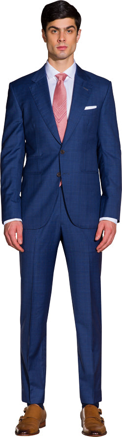 Cobalt blue two piece suit