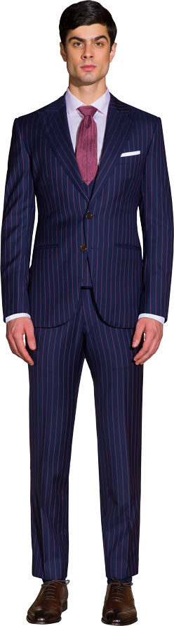 Navy three piece suit