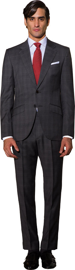 Mid grey two piece suit