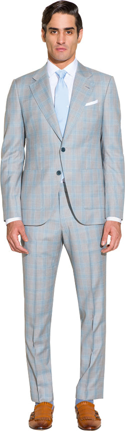 Light grey two piece suit