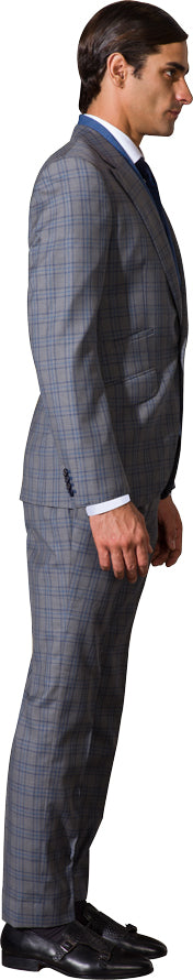 Light grey three piece suit